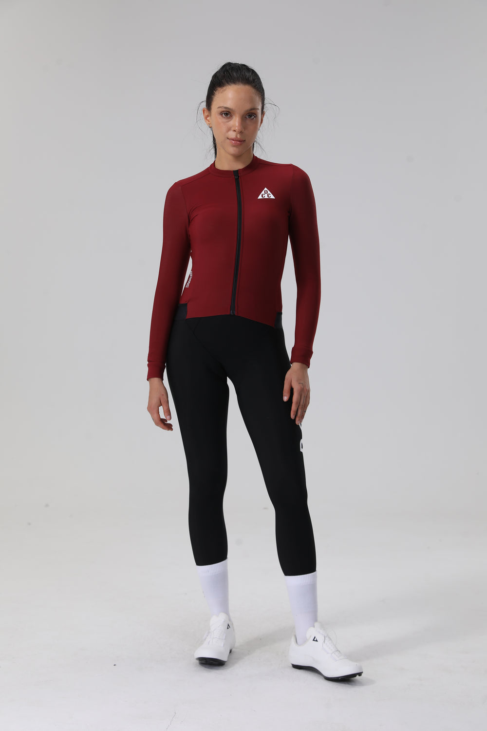 LINGYUE Women's Essential  LS Jersey Navy Blue DCCF250514