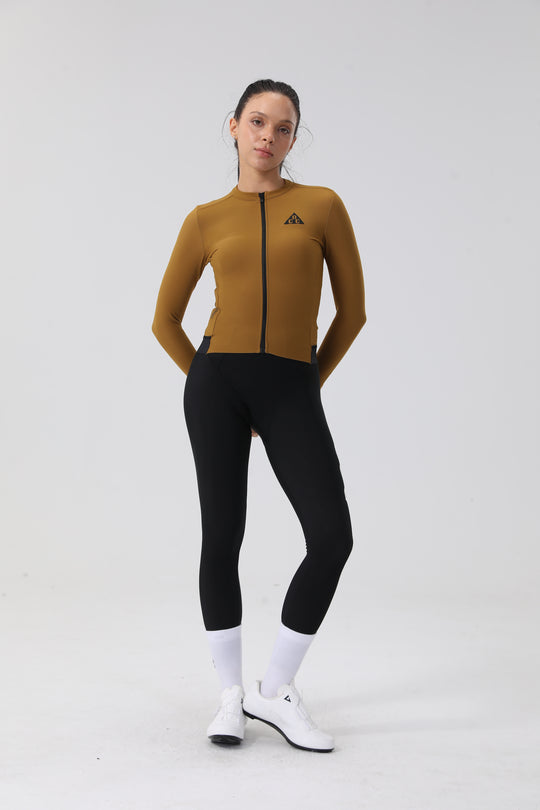 LINGYUE Women's Essential  LS Jersey Black DCCF250514