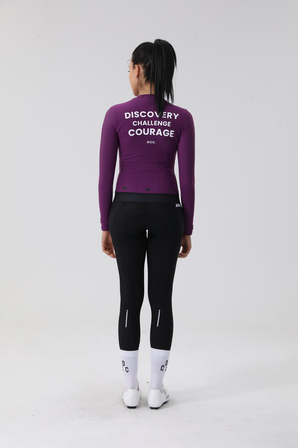 LINGYUE Women's Essential  LS Jersey Violet DCCF250514