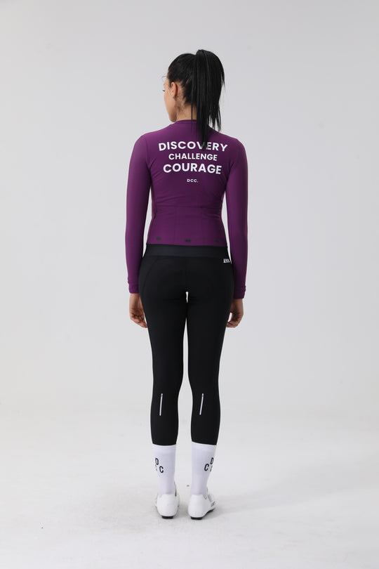 LINGYUE Women's Essential  LS Jersey Violet DCCF250514