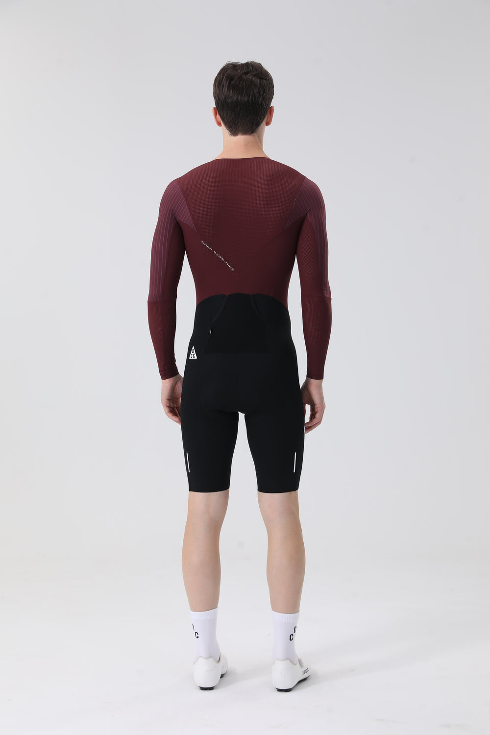 Pro LS Cycling Skinsuit Maroon DCCM250807