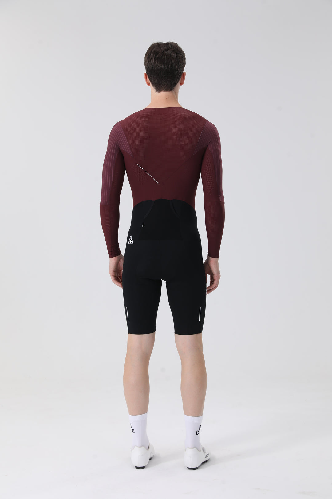 Pro LS Cycling Skinsuit Maroon DCCM250807