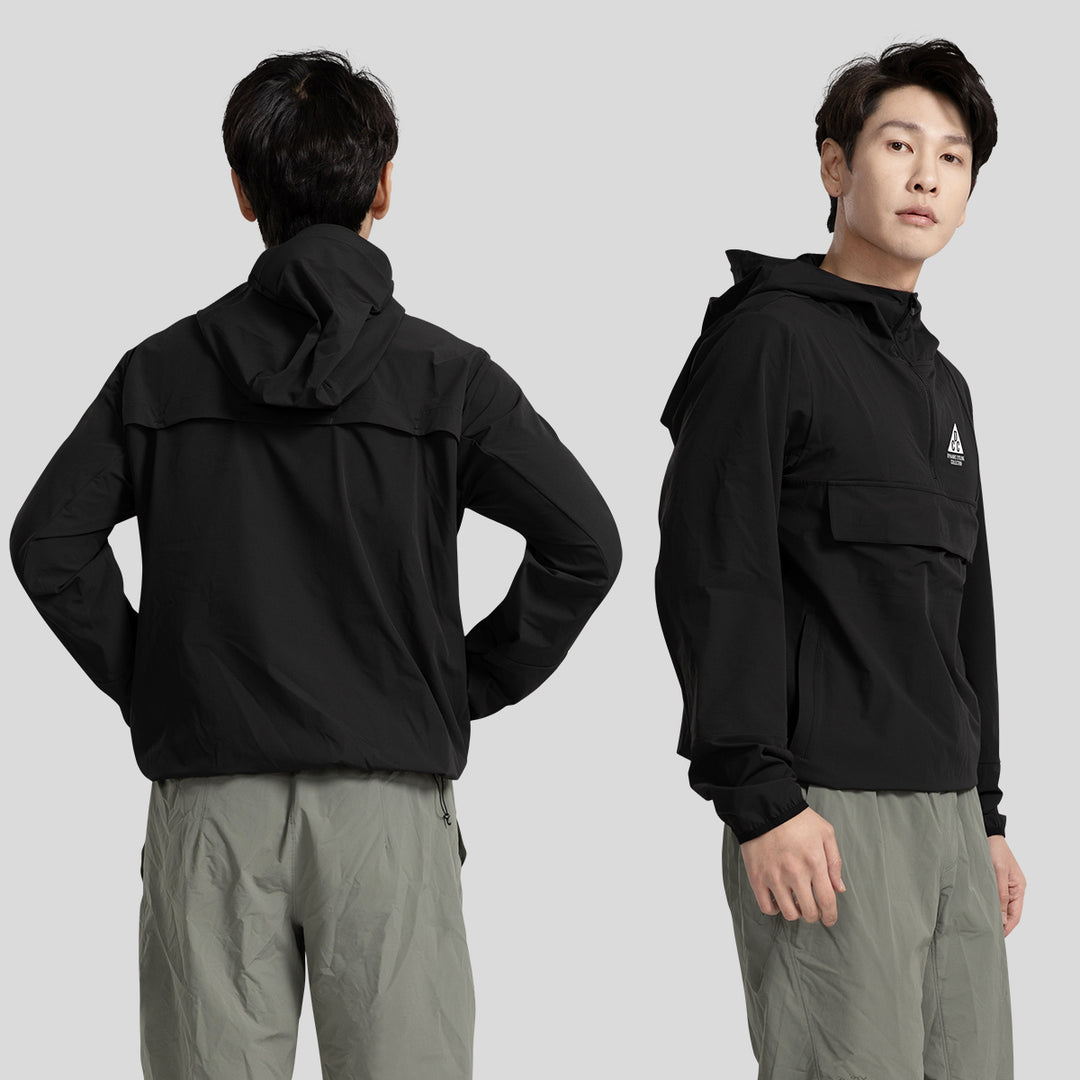 LIYING Csual Windbreaker Jacket for Men Brown DCCM250115