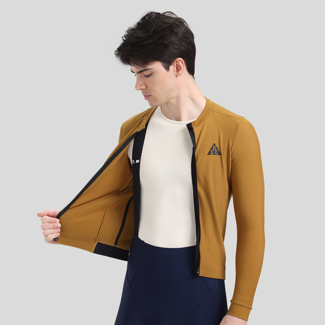 LINGYUE Men's Essential  LS Jersey Army Green DCCM250513