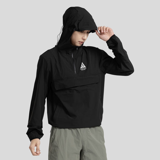 LIYING Csual Windbreaker Jacket for Men Brown DCCM250115