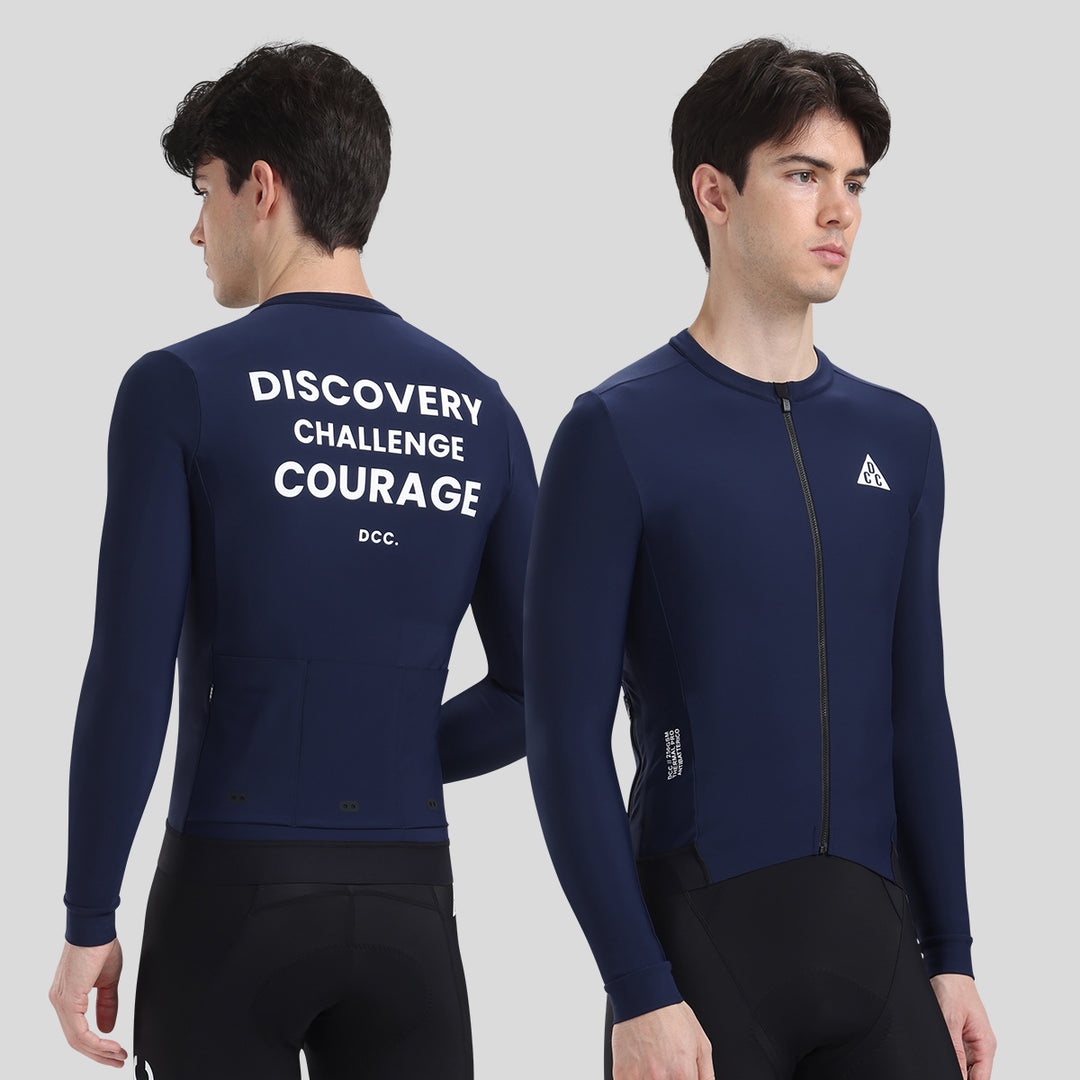 LINGYUE Men's Essential  LS Jersey Army Green DCCM250513