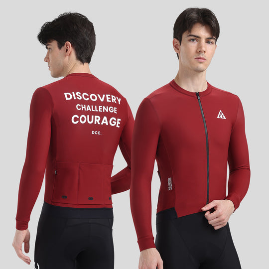 LINGYUE Men's Essential  LS Jersey Army Green DCCM250513