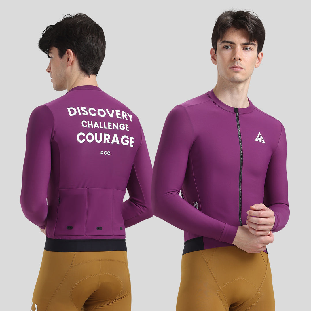 LINGYUE Men's Essential  LS Jersey Army Green DCCM250513