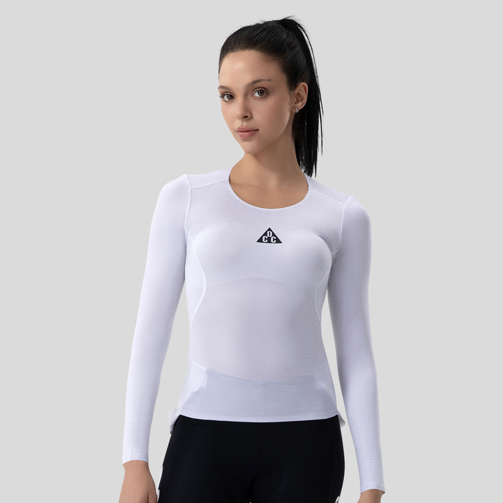 Carbon-X Base Layer LS Tee White DCCF250613