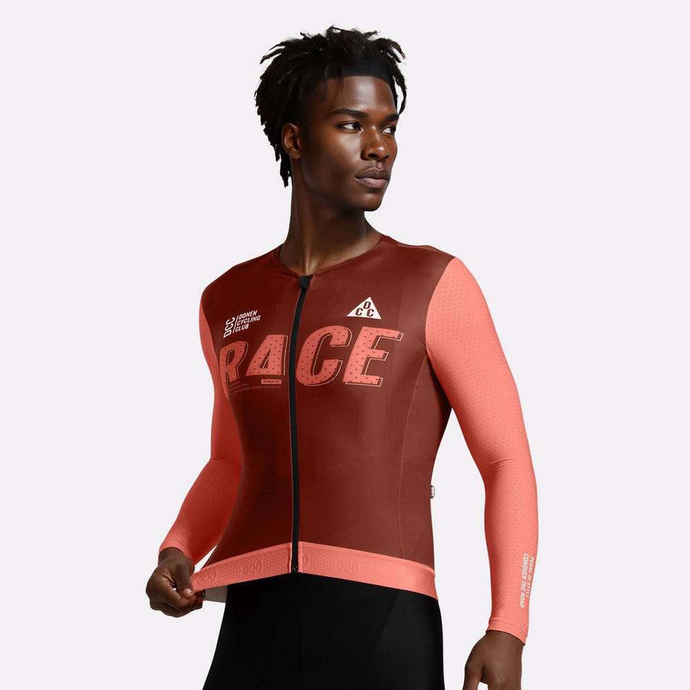Elite Level Pro AIR LS Jersey Wine Red DCCM240801