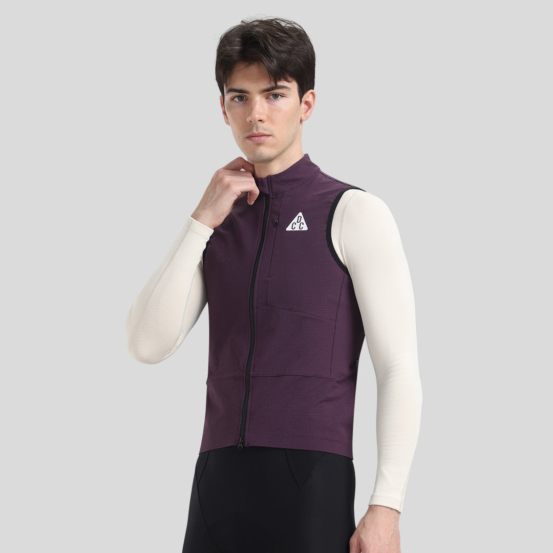 Ruige Airstream Vest Violet DCCM250809