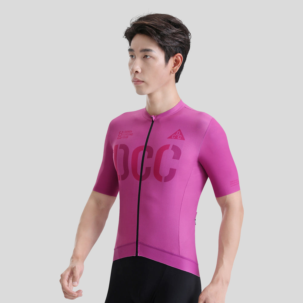 ZHIYUAN Men's Pro SS Jersey Purple DCCM240413