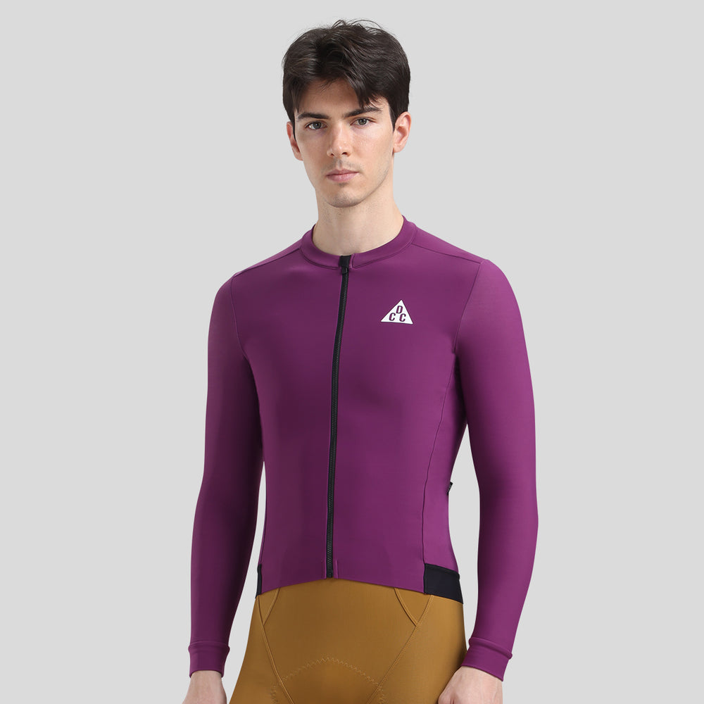LINGYUE Men's Essential  LS Jersey Violet DCCM250513
