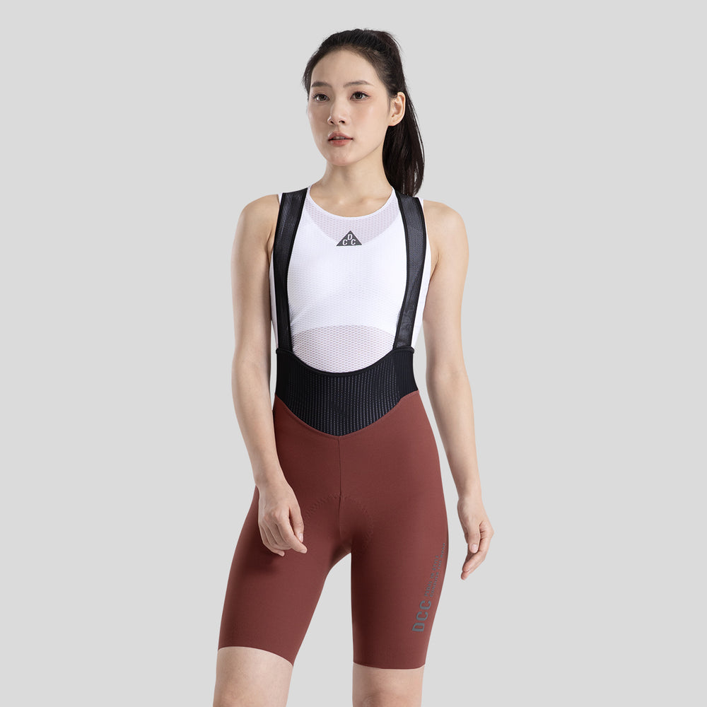 Ascend Bib Shorts Brownish Red DCCW240521