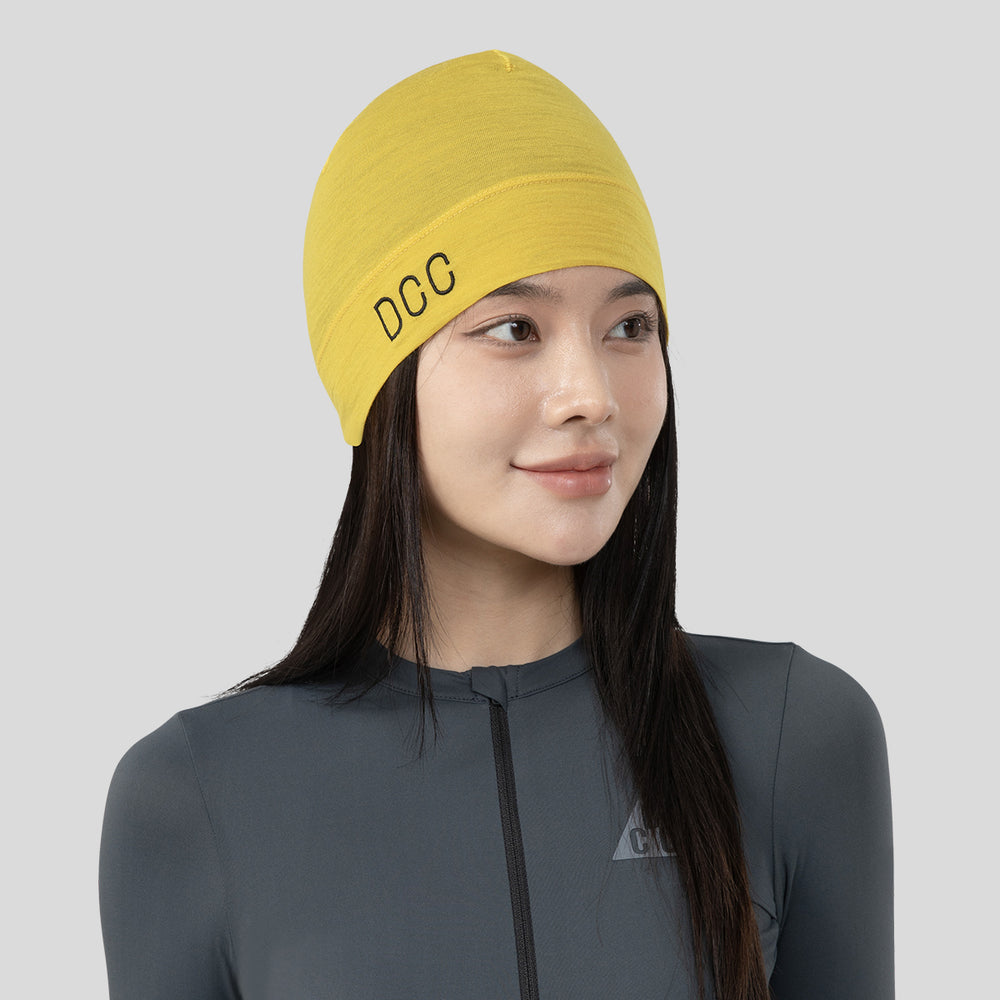 Merino Wool Hat Yellow DCCA240923