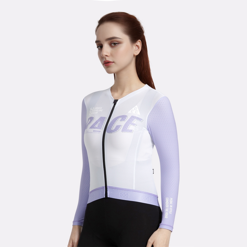 Elite Level Pro AIR LS Jersey Light Purple DCCF240801